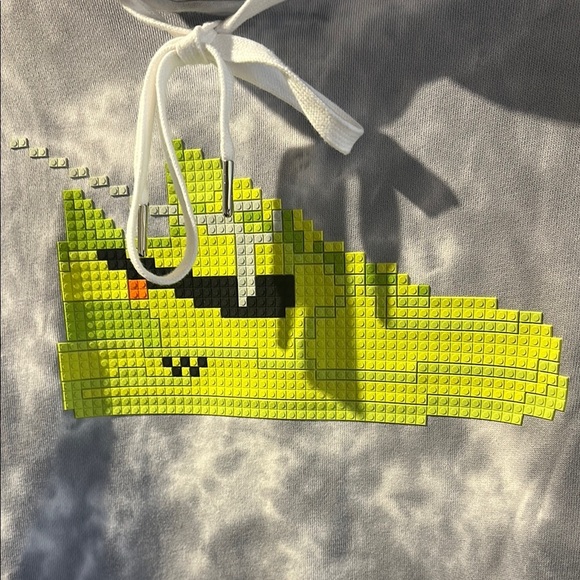 Mostly Heard Rarely Seen 8-Bit Volt Gray Tie-Dye Hoodie - Picture 2 of 6